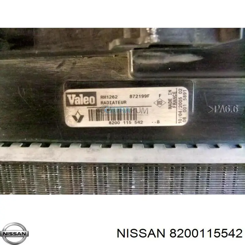 8200115542 Nissan/Infiniti Refrigeración del motor