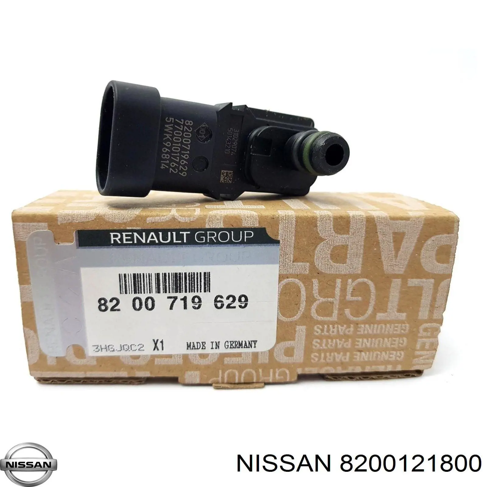 8200121800 Nissan sensor de presion del colector de admision