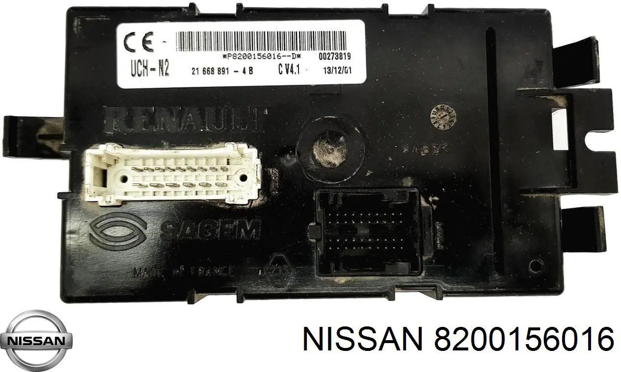 8200156016 Nissan modulo de control del inmobilizador