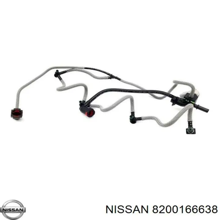 8200166638 Nissan tubo de combustible atras de las boquillas