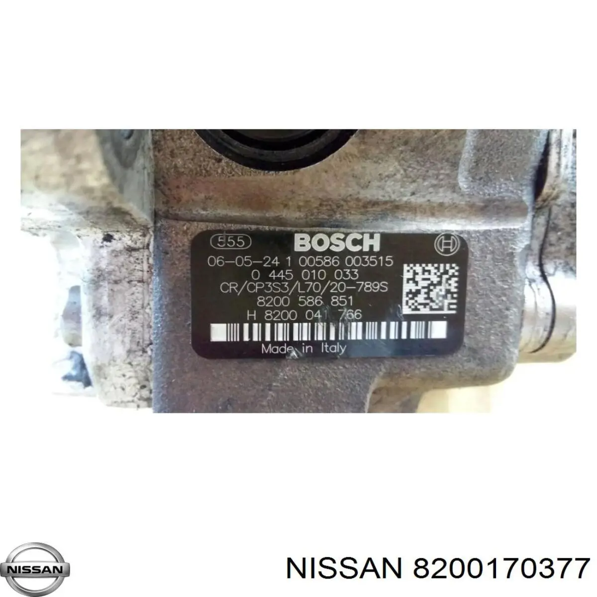 Bomba de alta presión para Nissan Primastar (F4)
