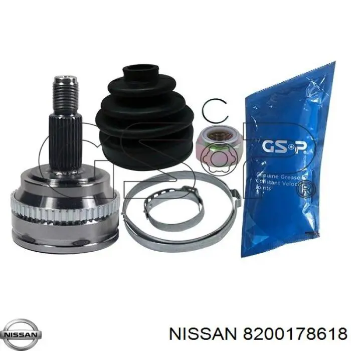 8200178618 Nissan árbol de transmisión delantero izquierdo