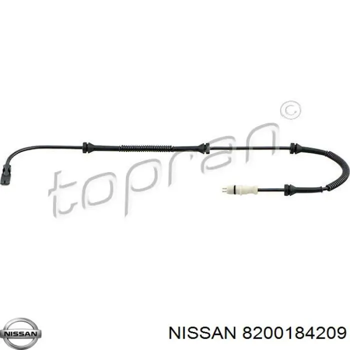 8200184209 Nissan sensor abs delantero