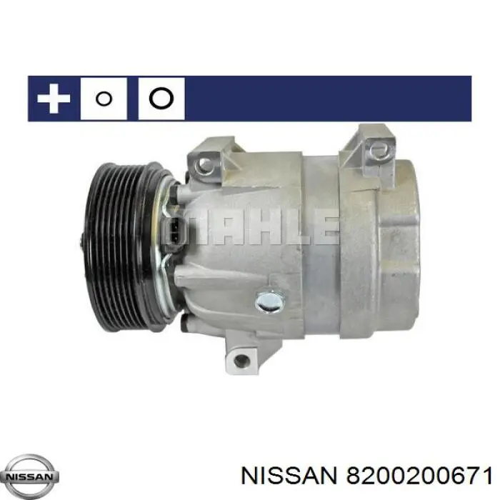 8200200671 Nissan compresor de aire acondicionado