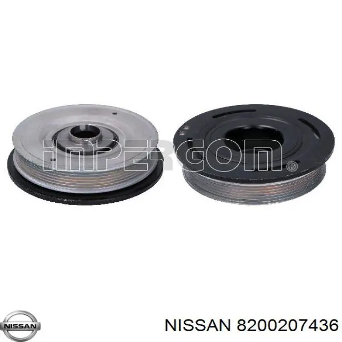 8200207436 Nissan polea, cigüeñal