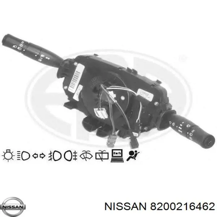 8200216462 Nissan conmutador en la columna de dirección completo