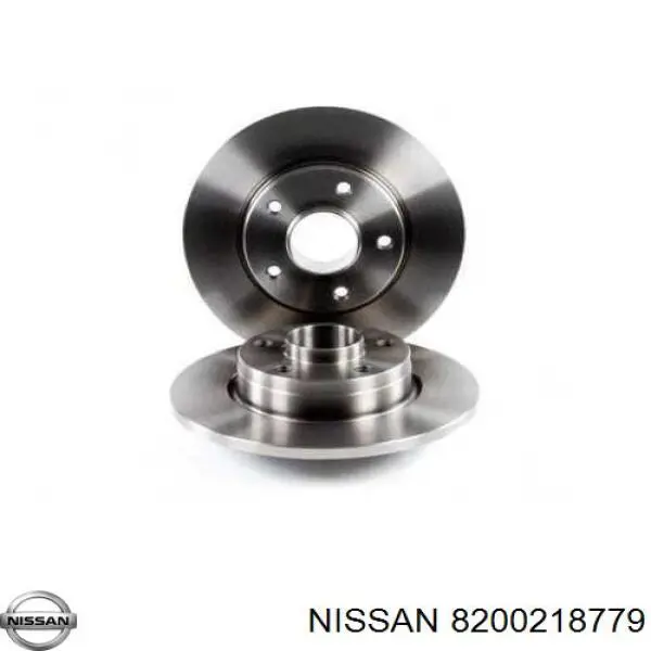 8200218779 Nissan disco de freno trasero