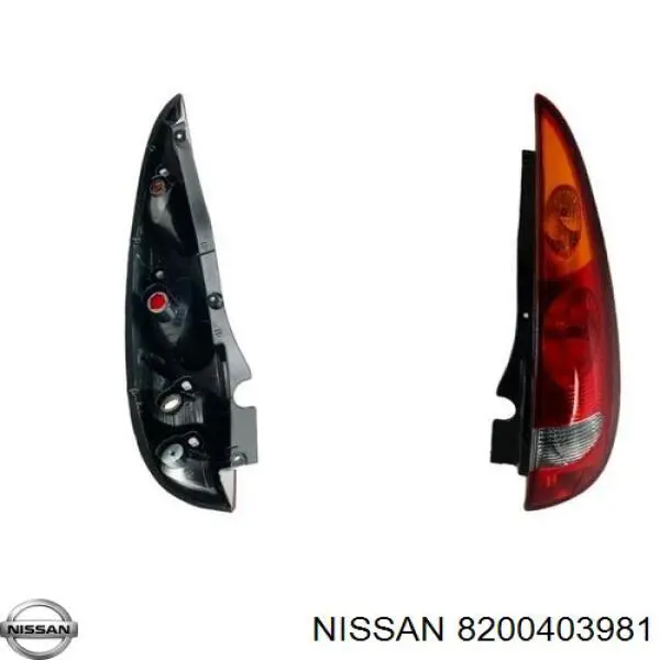 8200403981 Nissan piloto posterior izquierdo