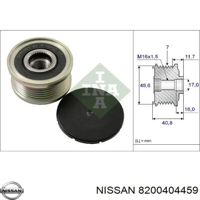 8200404459 Nissan alternador