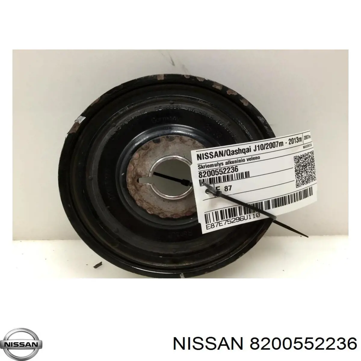 Polea de cigüeñal 8200552236 Nissan/Infiniti
