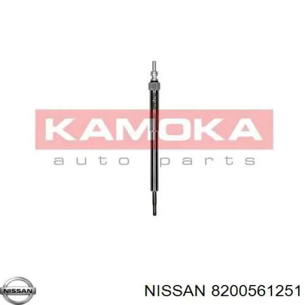 Bujía de precalentamiento 8200561251 Nissan/Infiniti
