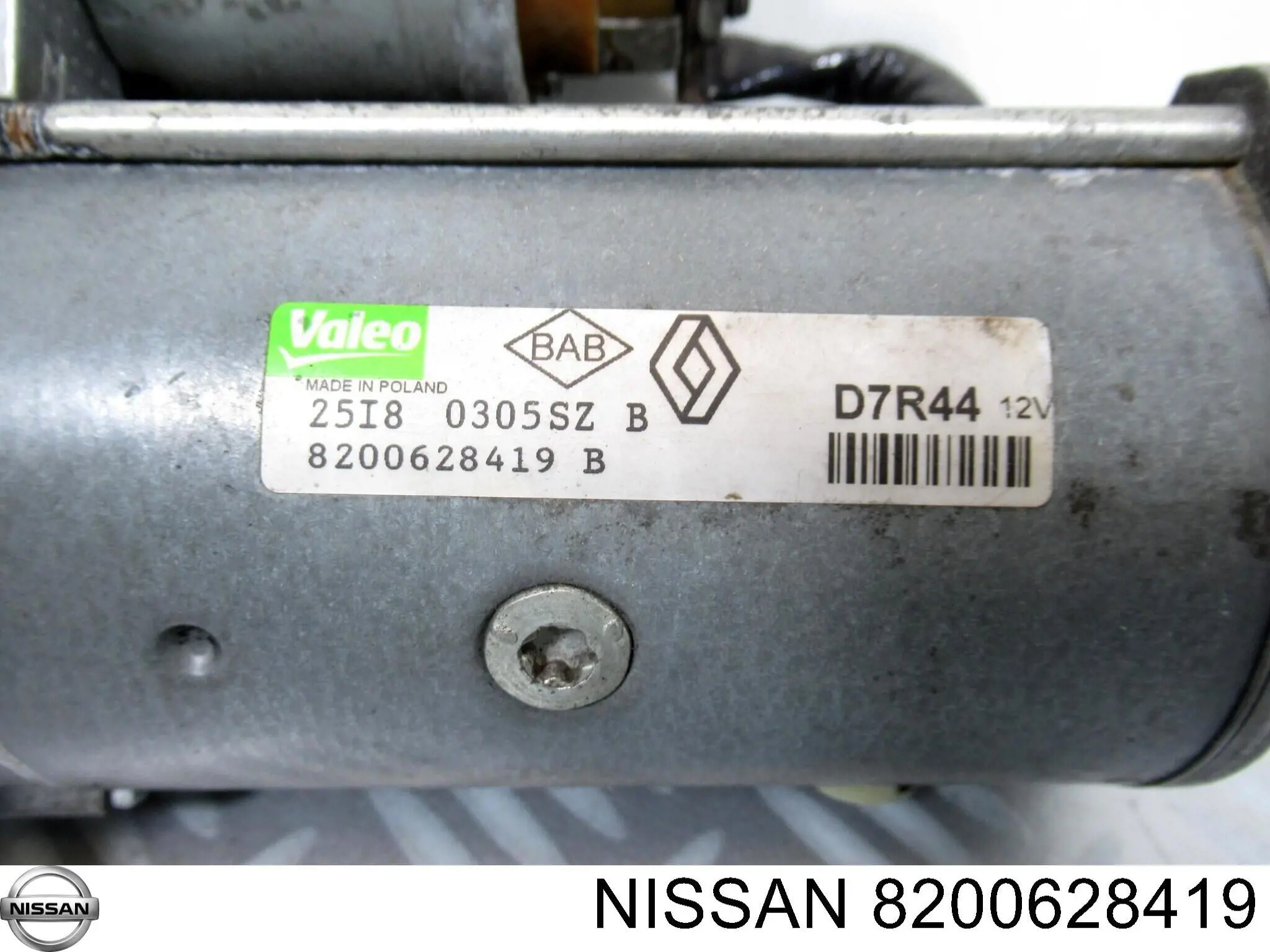 Burro de arranque  Nissan/Infiniti 8200628419 precio, desde 55,58 EUR