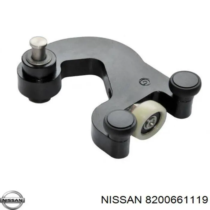 8200661119 Nissan guía rodillo, puerta corrediza, derecho central