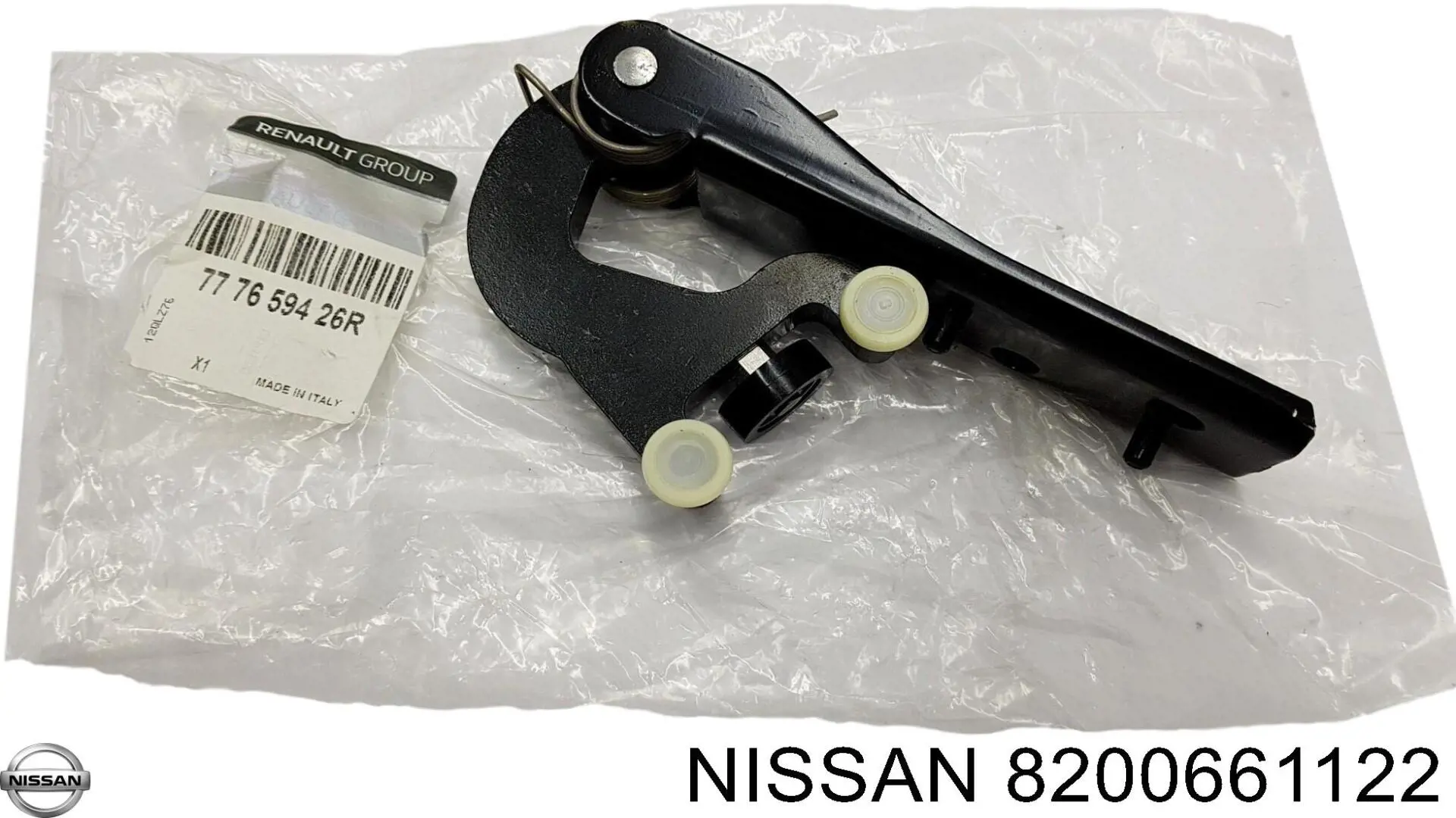 8200661122 Nissan guía rodillo, puerta corrediza, derecho central