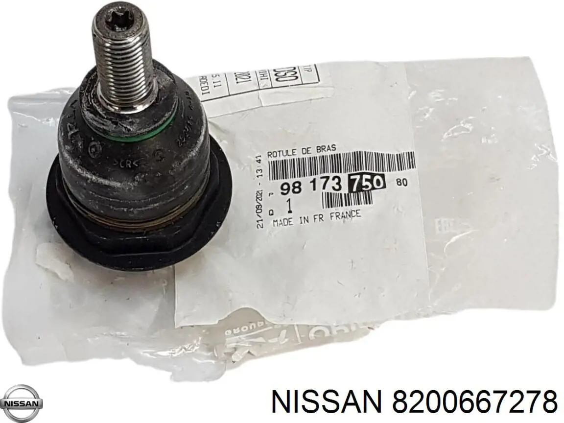 8200667278 Nissan protección de rótula