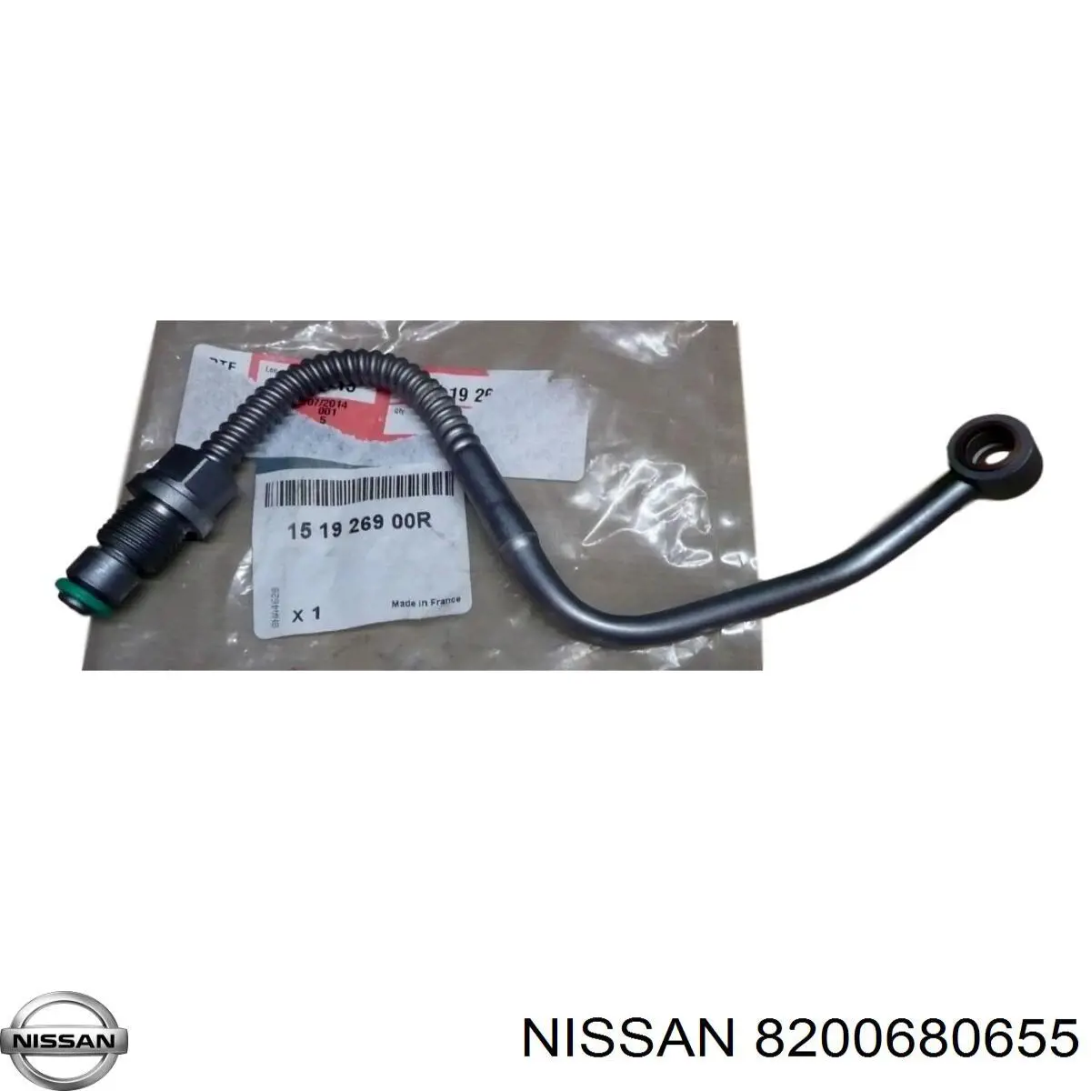 8200680655 Nissan tubo (manguera Para El Suministro De Aceite A La Turbina)