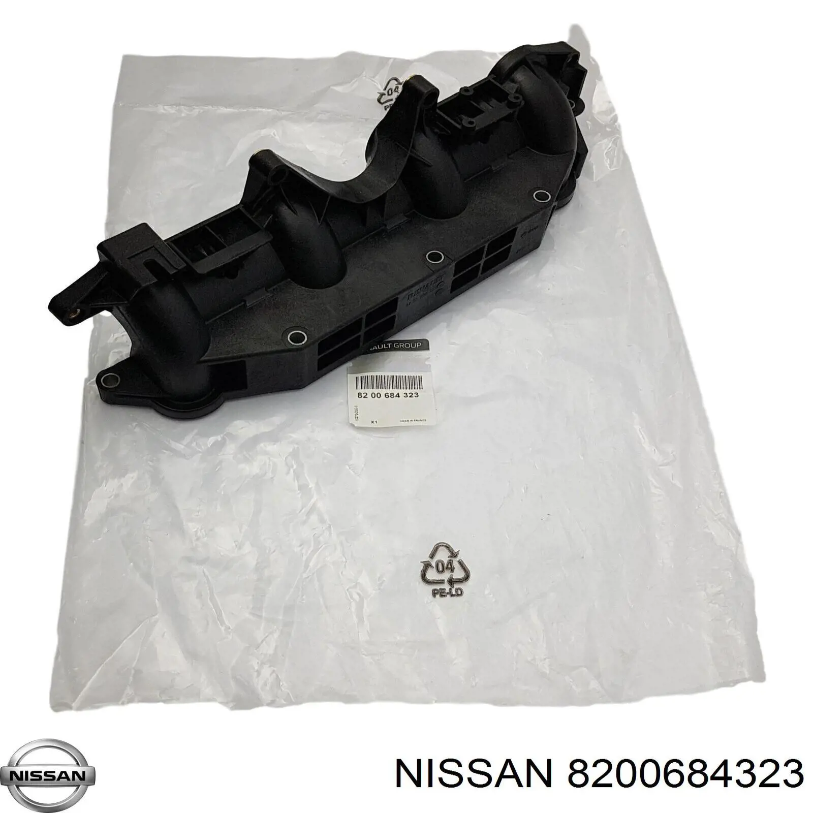 Colector de admisión inferior 8200684323 Nissan/Infiniti