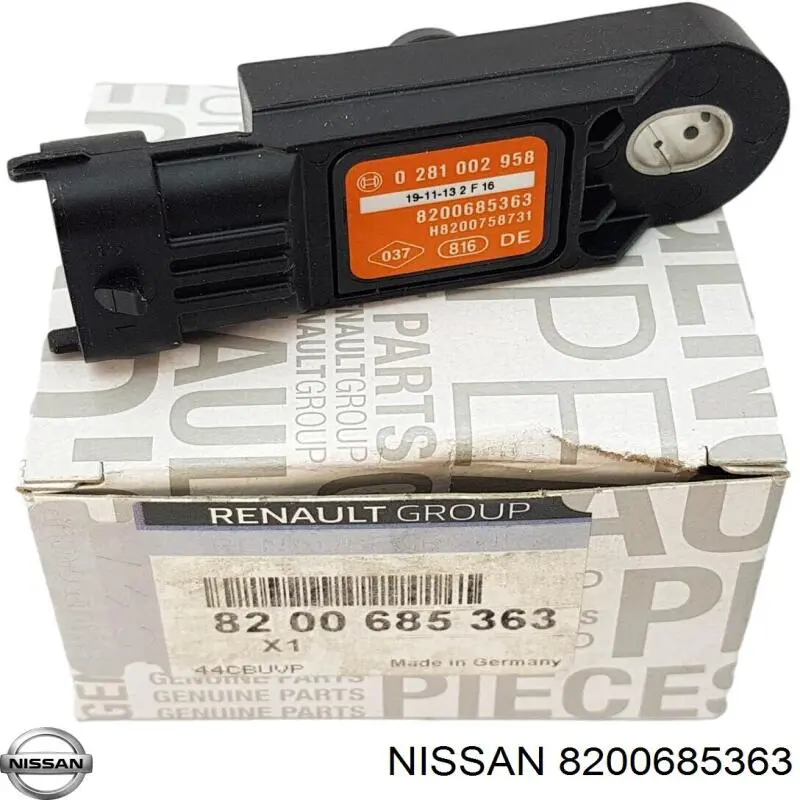 8200685363 Nissan sensor de presion del colector de admision