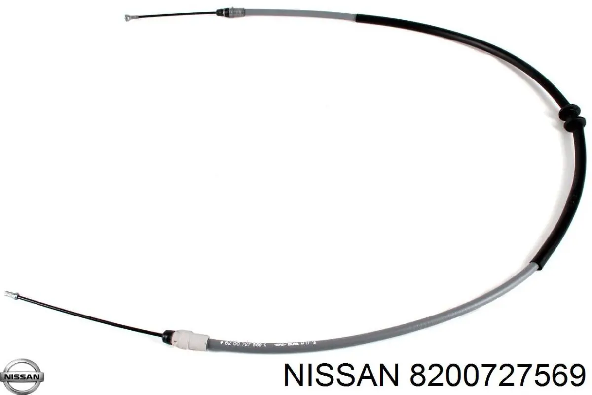 8200727569 Nissan cable de freno de mano trasero derecho/izquierdo