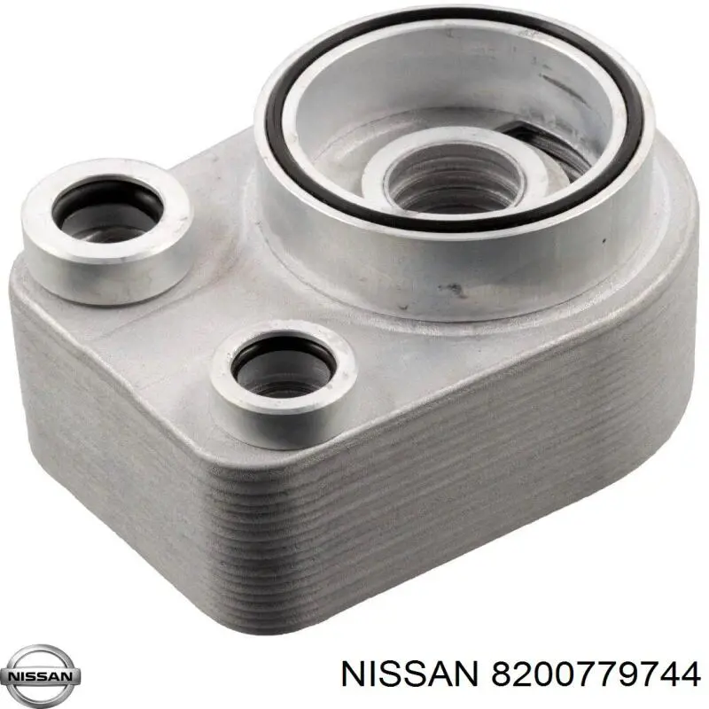 8200779744 Nissan radiador de aceite, bajo de filtro