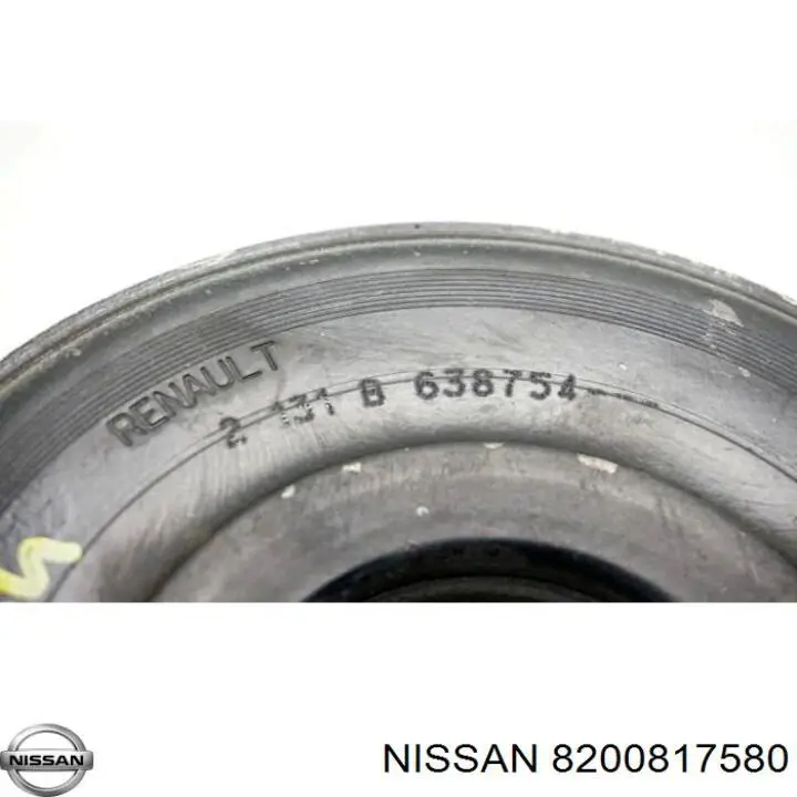 8200817580 Nissan polea, cigüeñal