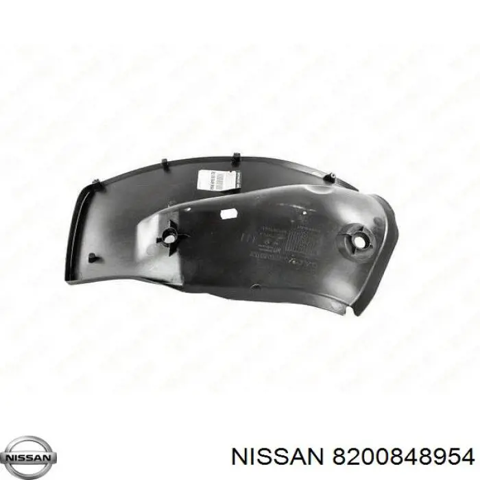 8200848954 Nissan guardabarros interior, aleta trasera, izquierdo trasero