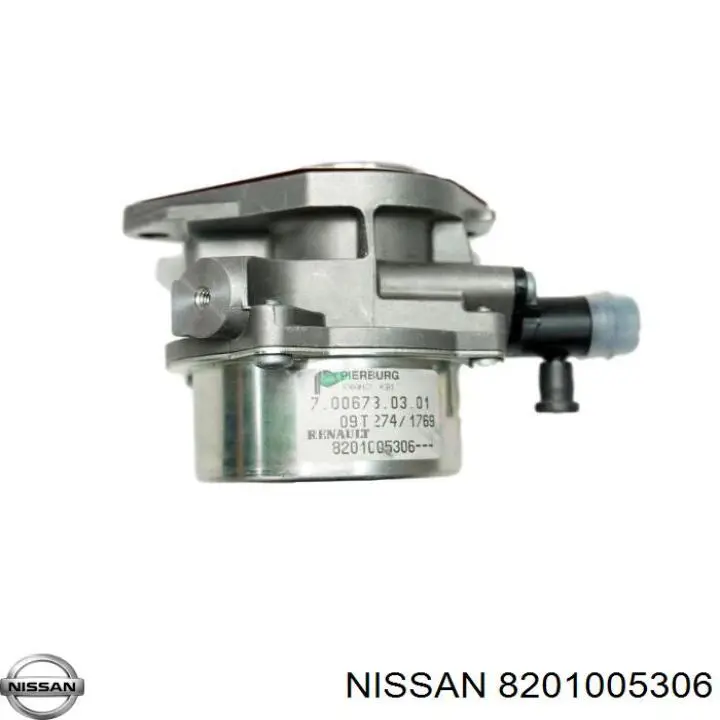 Bomba de vacío del sistema de frenado Nissan/Infiniti 8201005306 precio, desde 38,77 EUR