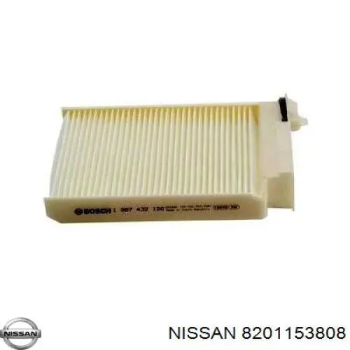 8201153808 Nissan filtro de habitáculo