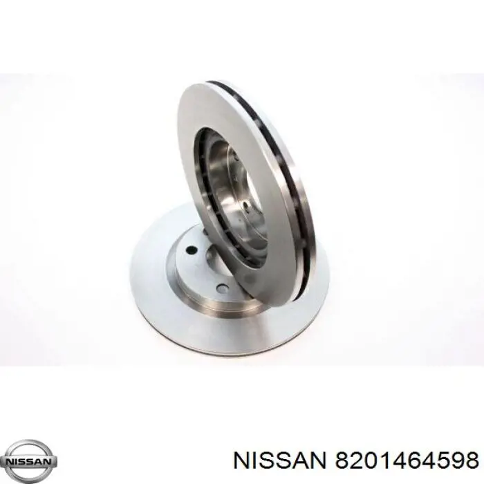 8201464598 Nissan disco de freno delantero