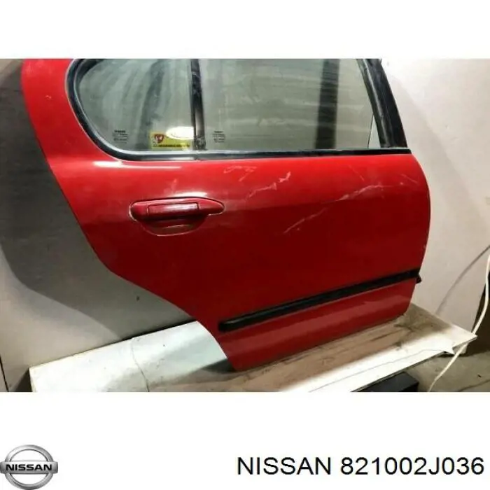 821002J036 Nissan puerta trasera derecha
