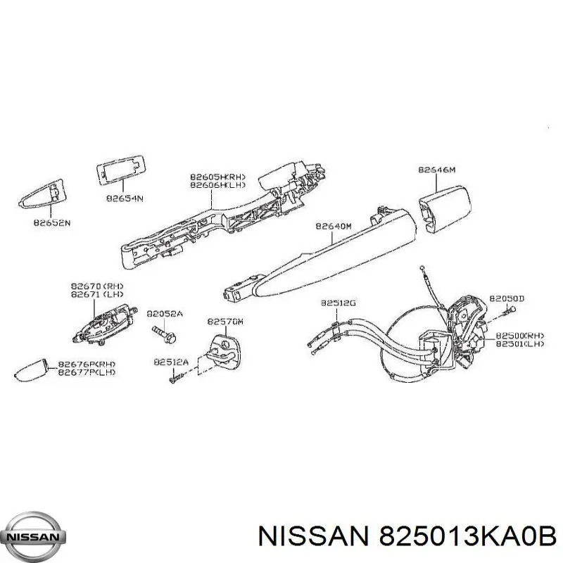 825013KA0B Nissan