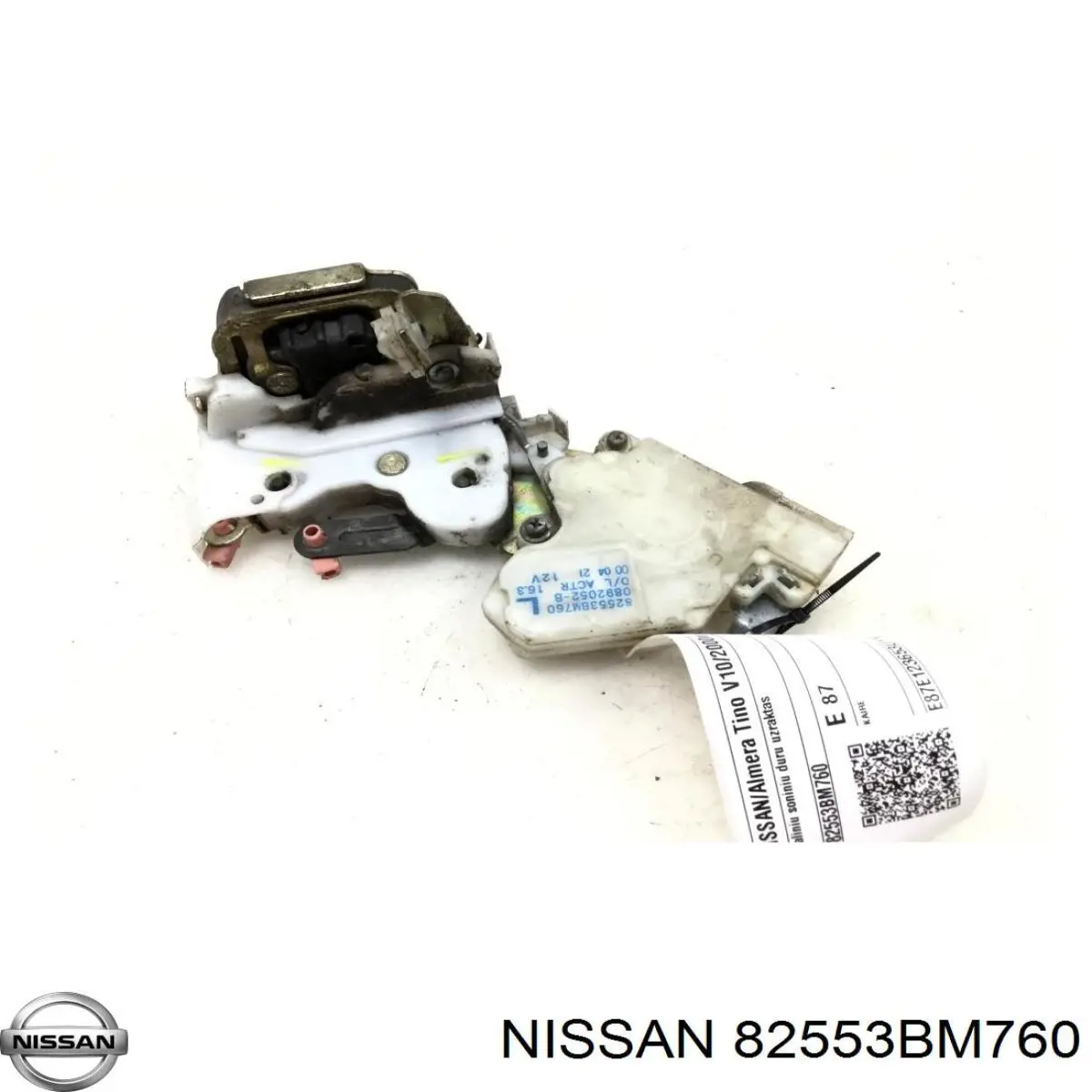 Cerradura de puerta trasera izquierda Nissan Almera 2 (N16)