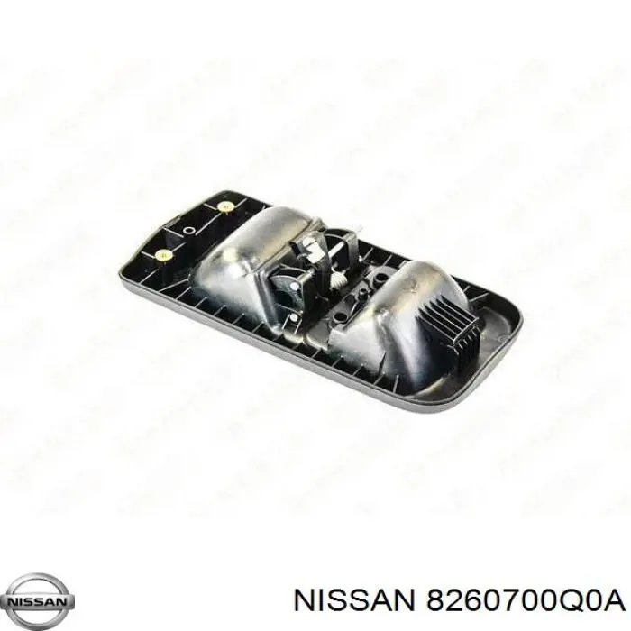 8260700Q0A Nissan manecilla de puerta corrediza exterior izquierda