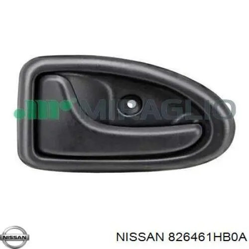Manija exterior izquierda de puerta delantera Nissan/Infiniti 826461HB0A precio, desde 13,43 EUR