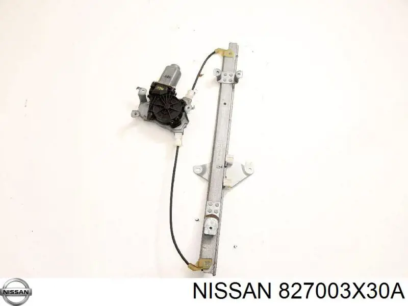 827003X30A Nissan mecanismo de elevalunas, puerta trasera derecha