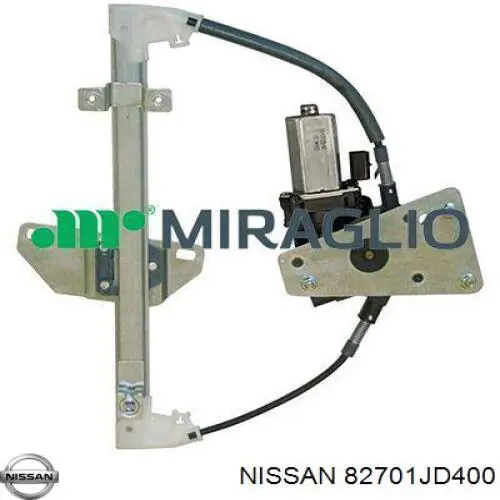 Mecanismo de elevalunas de la puerta trasera izquierda Nissan/Infiniti 82701JD400 precio, desde 51,00 EUR