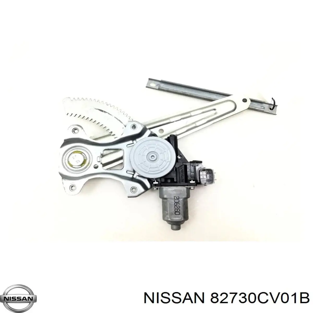 82730CV01B Nissan motor eléctrico, elevalunas, puerta trasera derecha