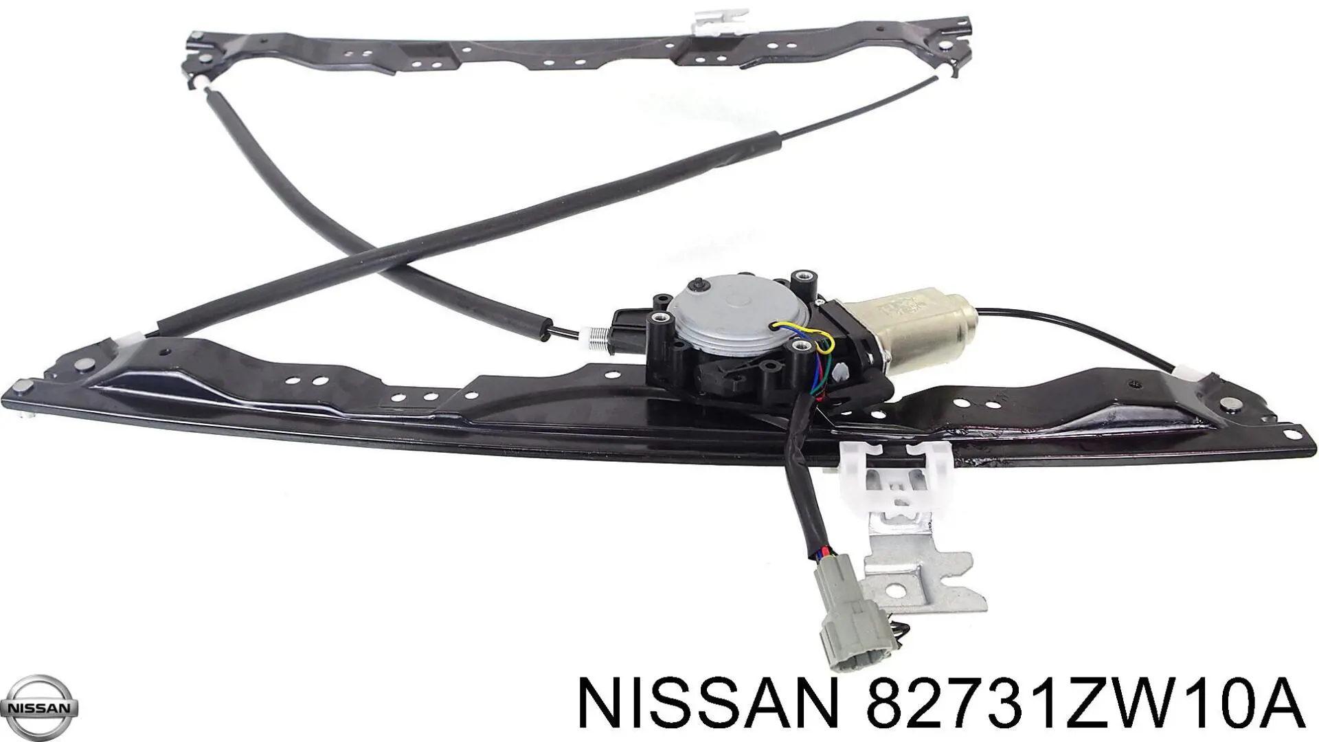 82731ZW10A Nissan motor eléctrico, elevalunas, puerta trasera izquierda