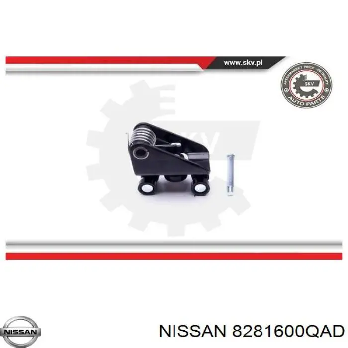 Rodillo central derecho de puerta corrediza Nissan/Infiniti 8281600QAD precio, desde 26,97 EUR