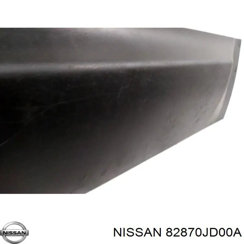 Moldura puerta trasera derecha para Nissan Qashqai (J10)