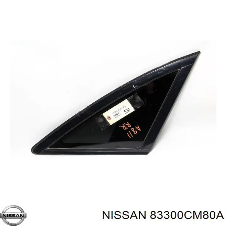 83300CL80A Nissan ventanilla costado superior derecha (lado maletero)