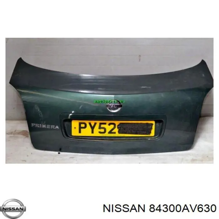 84300AV630 Nissan tapa del maletero