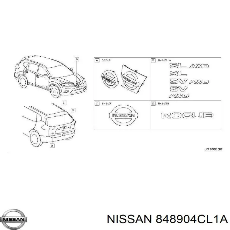 848904CL1A Nissan