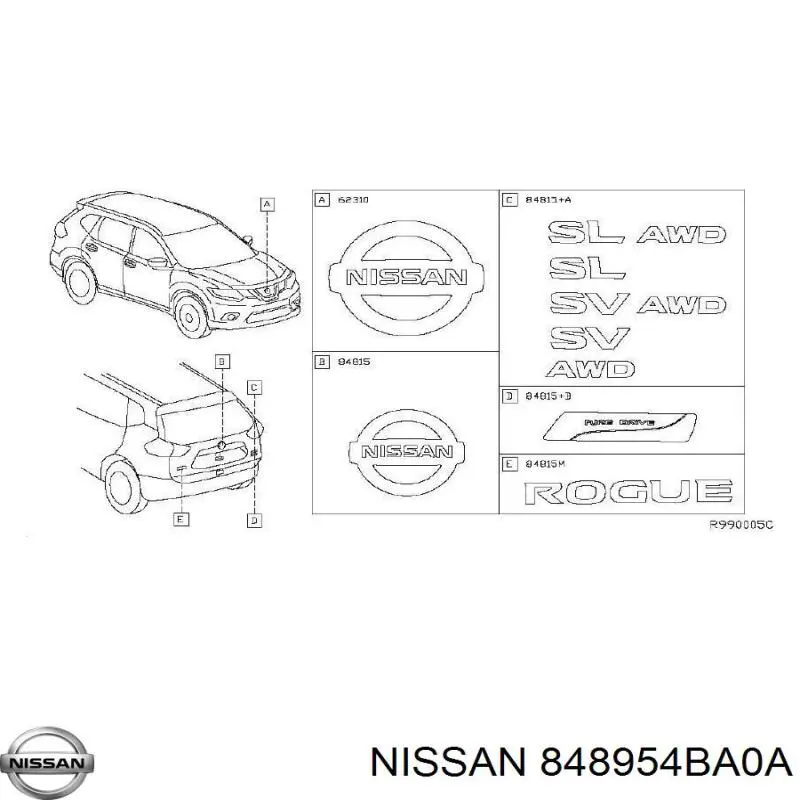 848954BA0A Nissan