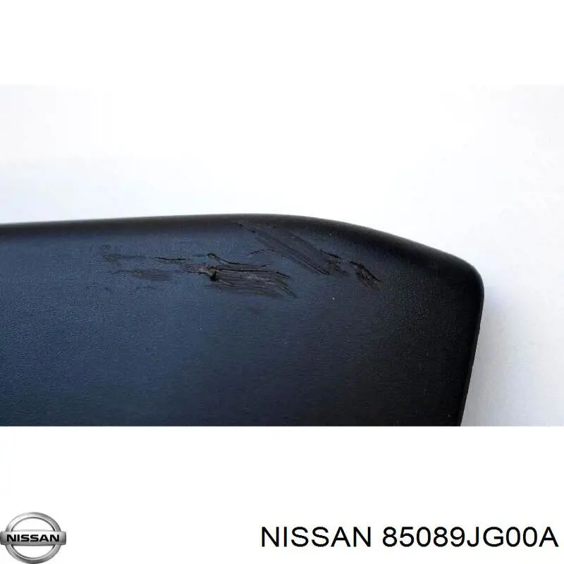 Moldura de parachoques trasero izquierdo Nissan 85089JG00A