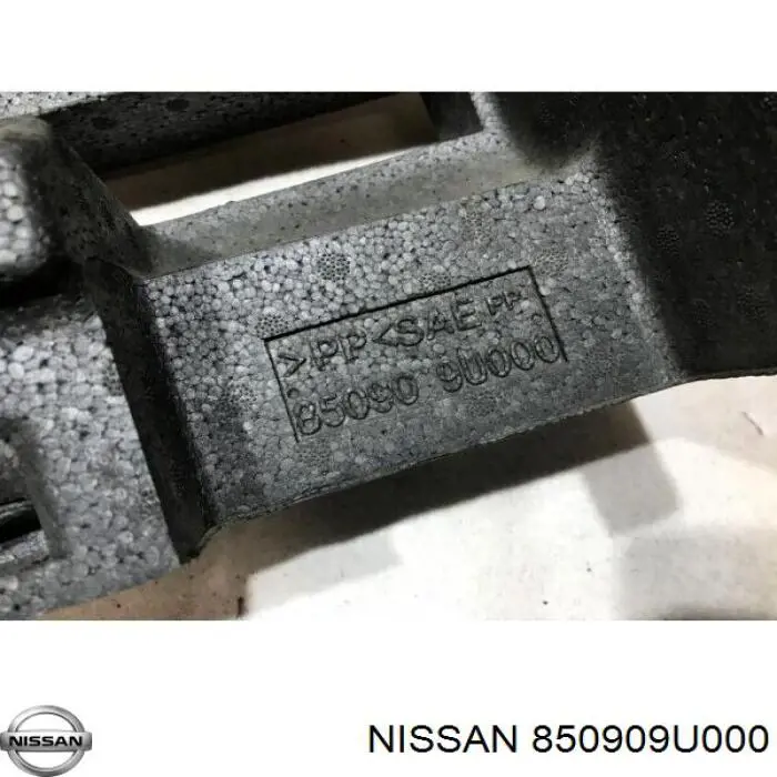 Absorbente (relleno) parachoques trasero para Nissan Note (E11)