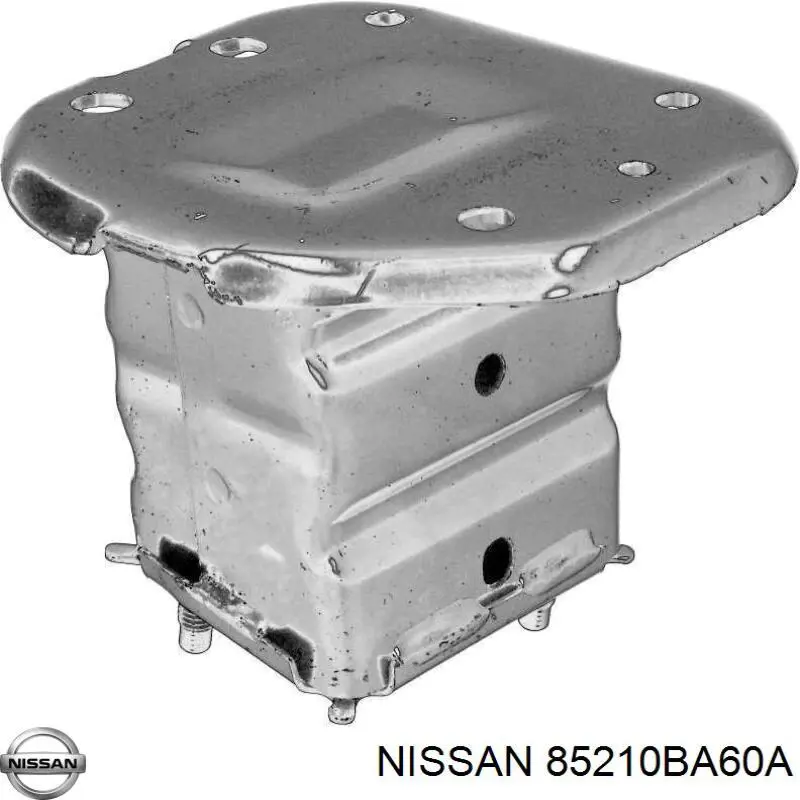 85210BA60A Nissan soporte de parachoques trasero derecho