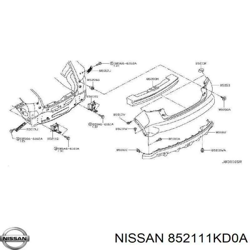 852111KD0A Nissan