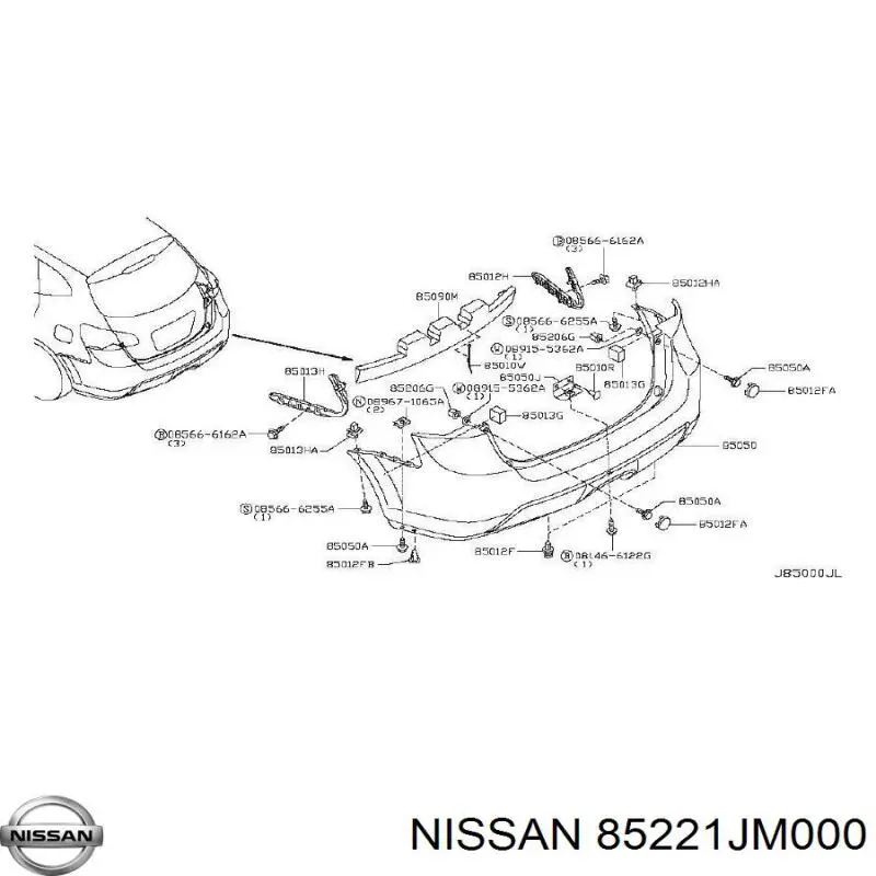 85221JM000 Nissan