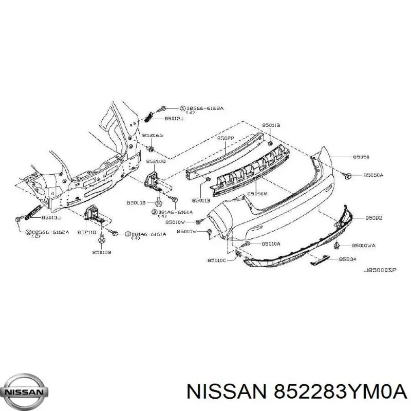 852283YM0A Nissan